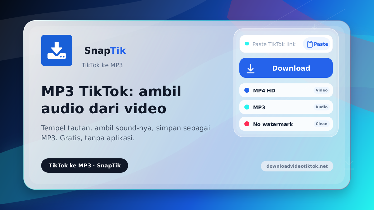 SnapTik - download MP3 TikTok