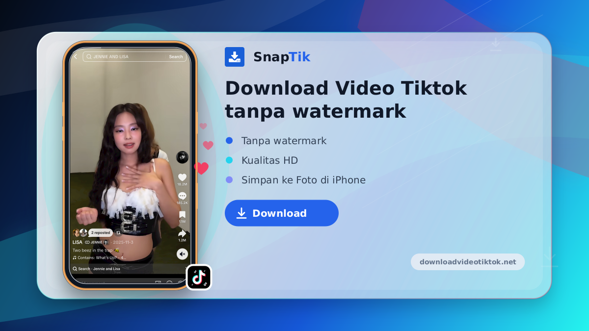 SnapTik - download video TikTok tanpa watermark