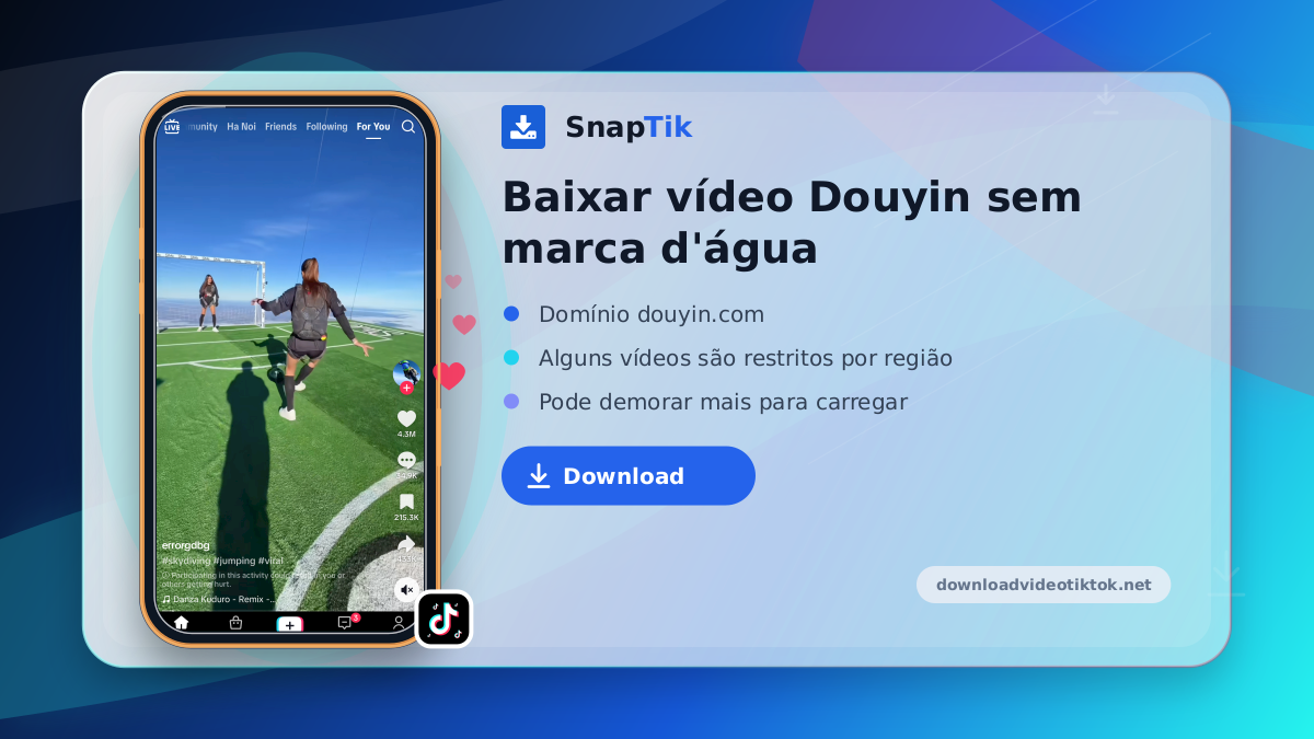 SnapTik - baixar vídeo do Douyin