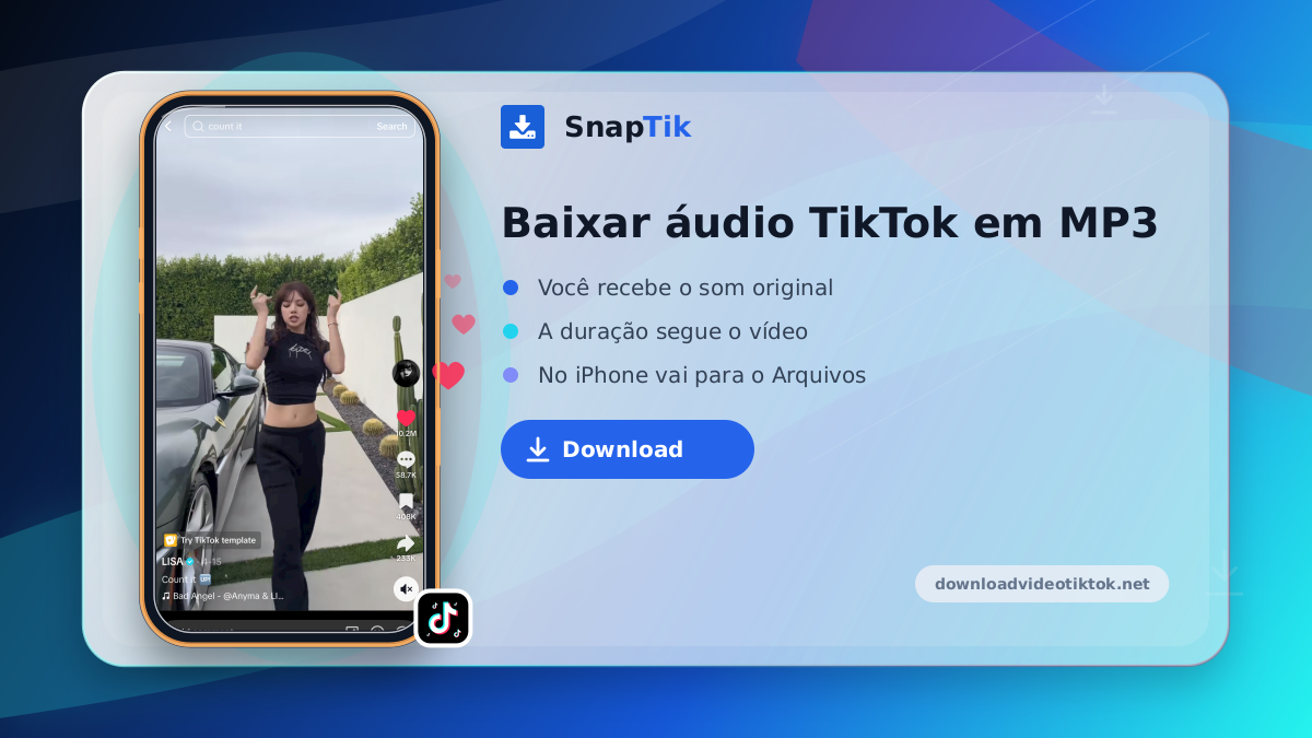 SnapTik - baixar áudio do TikTok em MP3