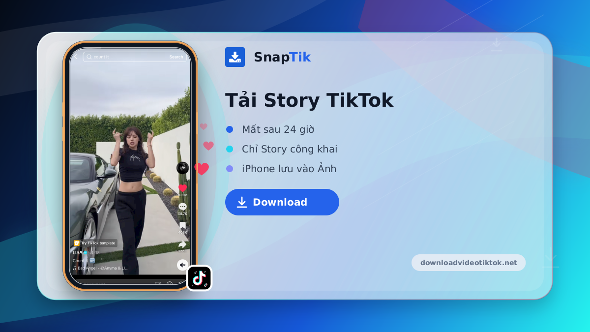 SnapTik - tải Story TikTok
